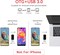 5 Pack 128GB USB C Flash Drive 2 in 1 OTG USB 3.0+USB C Memory Stick with Keychain Thumb Drive Photo Stick Jump Drive for Android Smartphones, Computers, Macbook, Tablets, PC